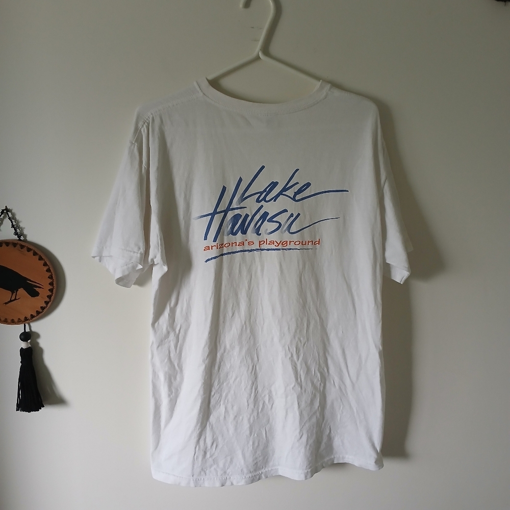 Vintage Y2K Lake Hansen Arizons Playground White T-shirt